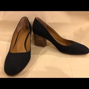 Franco Sarto Dark Denim Shoes Heels